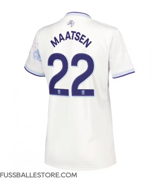 Günstige Aston Villa Ian Maatsen #22 3rd trikot Damen 2025-26 Kurzarm Günstige Aston Villa Ian Maatsen #22 3rd trikot Damen 2025-26 Kurzarm
